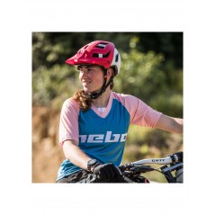 HEBO Camiseta mujer trial offroad bicicleta montaña maga corta LEVEL HB2012